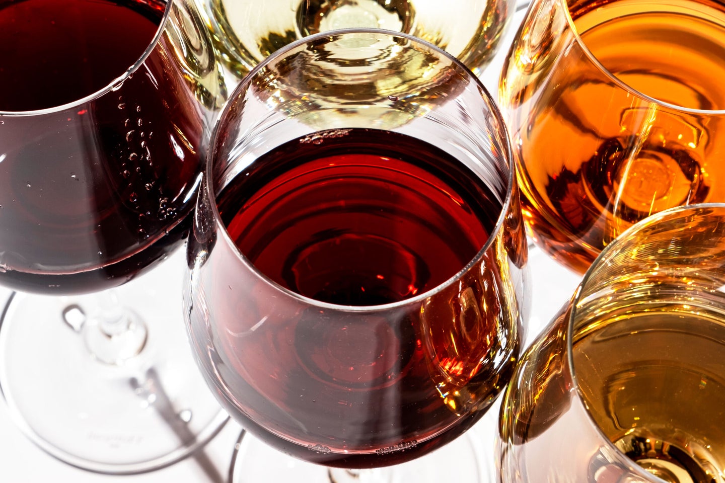 A glass of wine