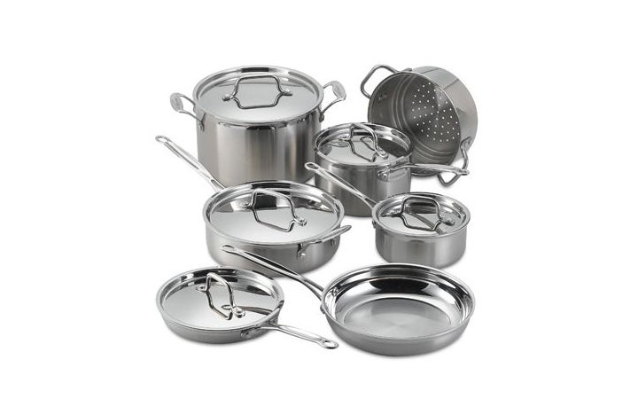 Best Cookware Sets Cuisinart MultiClad Pro 12-Piece Cookware Set