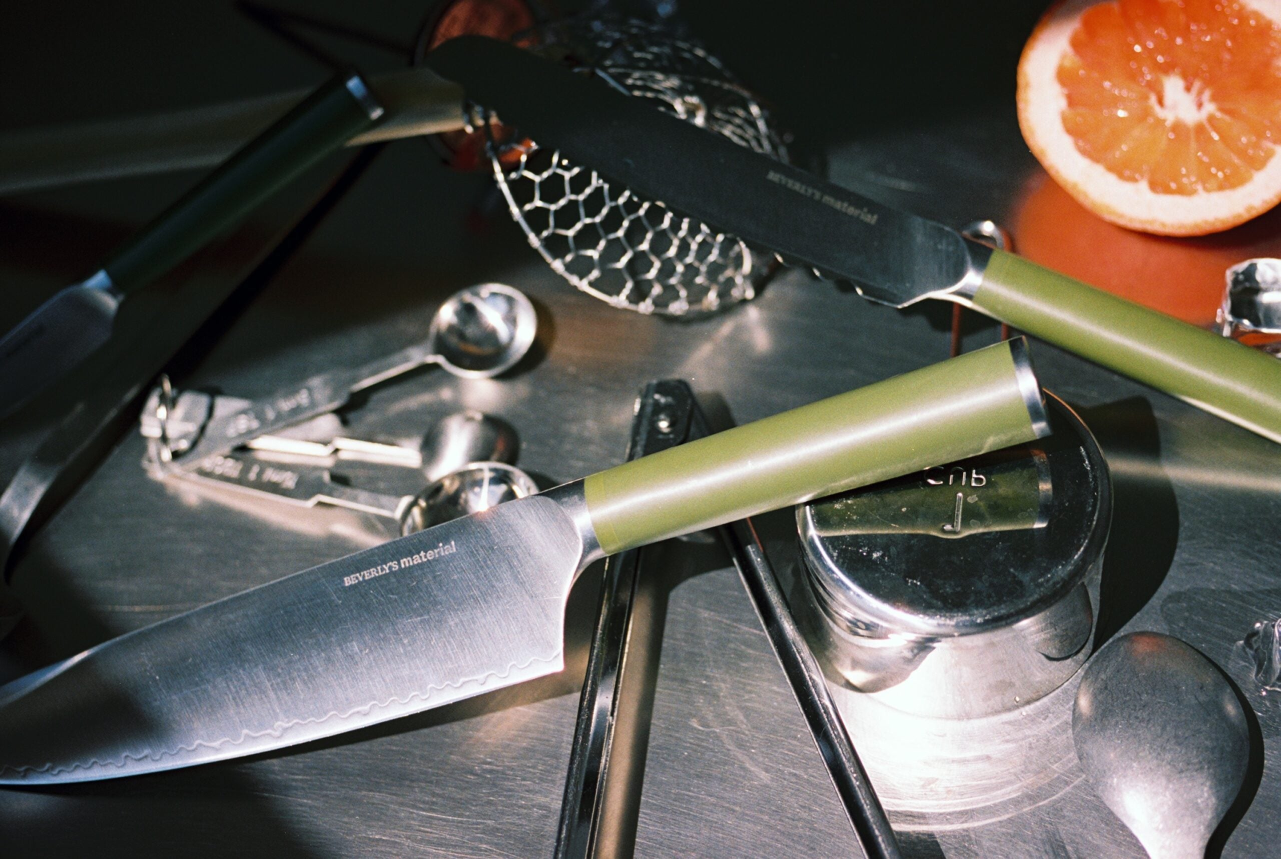 Material Trio of Knives