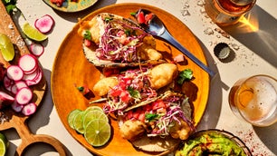 Baja Fried Fish Tacos