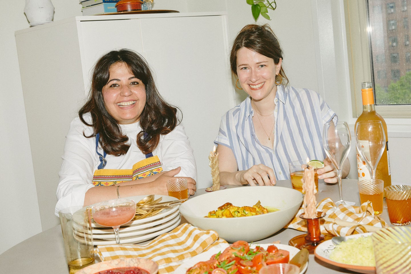 Romy and Kat's Vegetarian Dinner Party