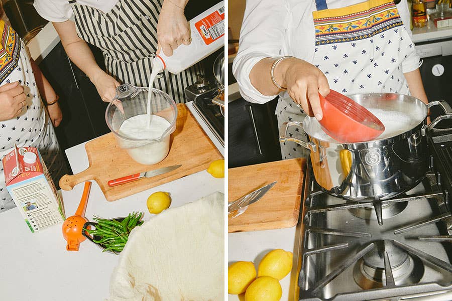 starting to make paneer