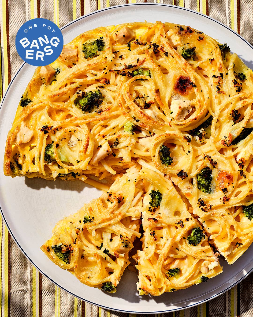 Chicken and Broccoli Pasta Frittata Recipe | Saveur