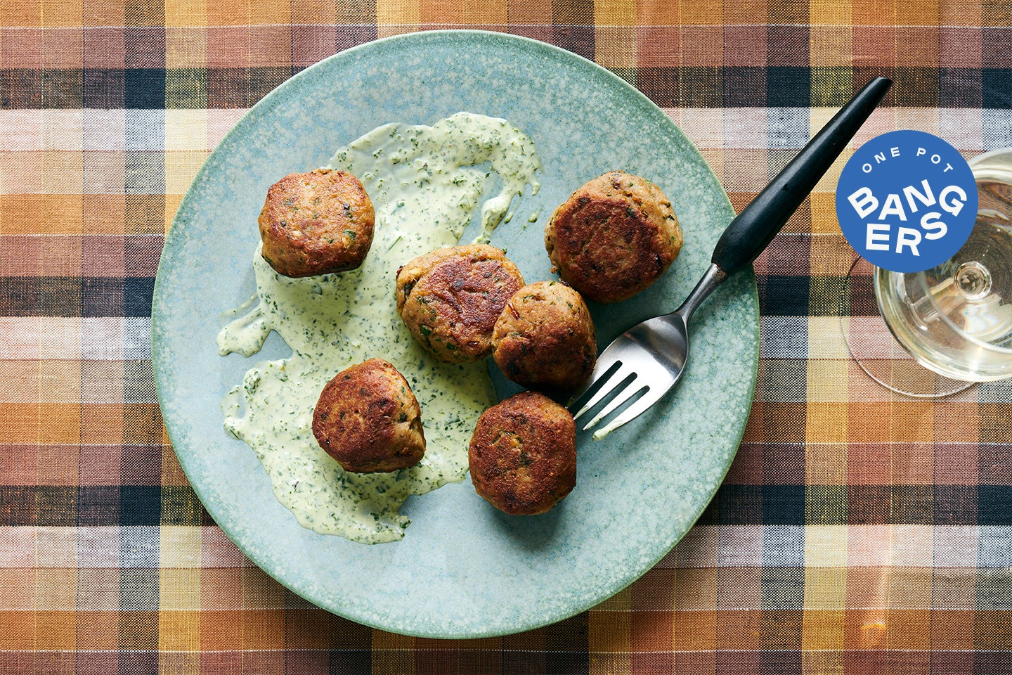 Sardine Meatballs with Green Goddess Aïoli