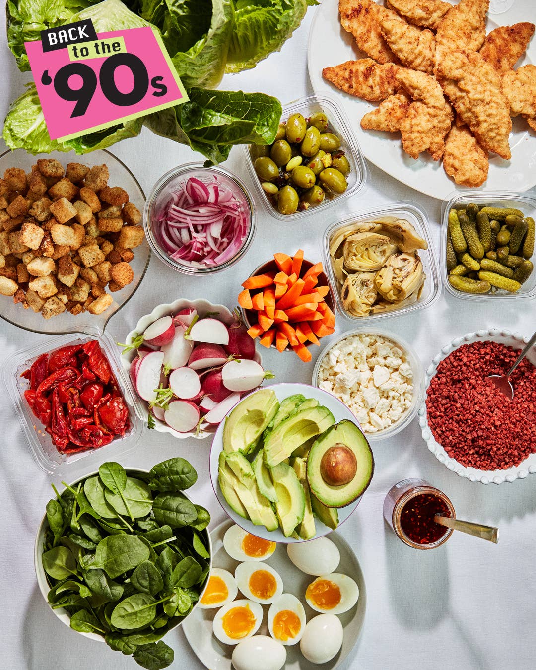 How to Throw an Over-the-Top ‘90s Salad Bar Party