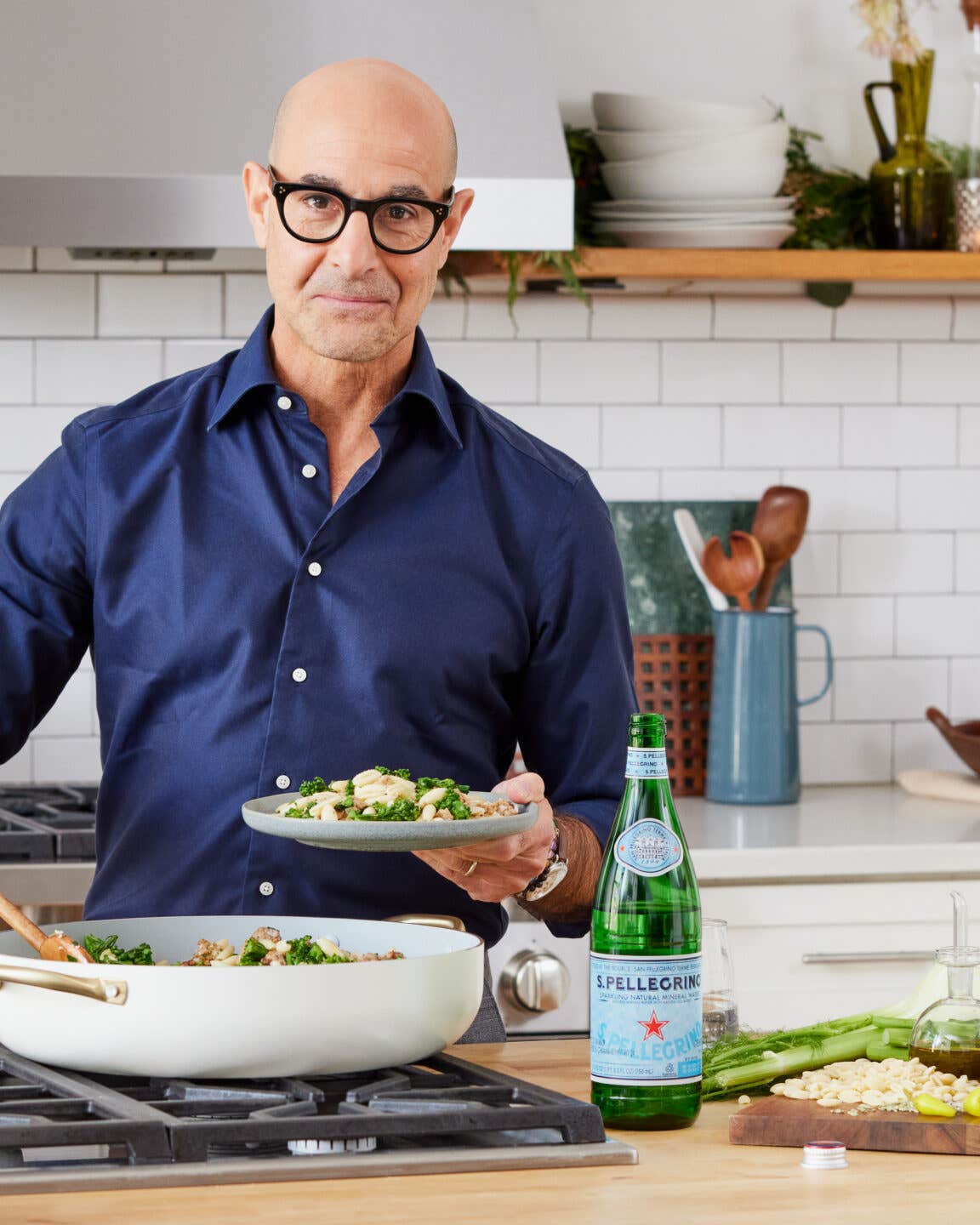The One Simple Decorating Tip That Jazzes Up Stanley Tucci’s Thanksgiving Table The American actor Stanley Tucci