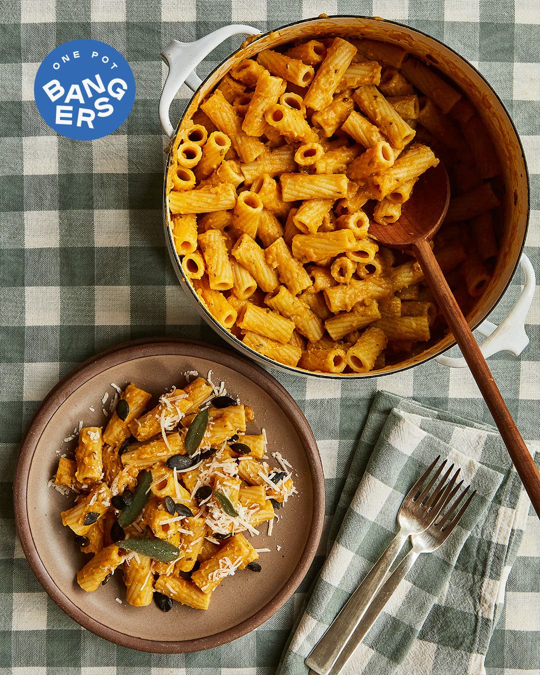 Pumpkin and Sage One-Pot Pasta Have Leftover Pumpkin and Sage