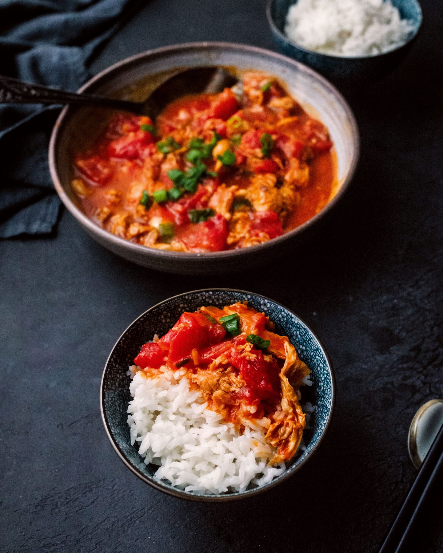 STIR-FRIED TOFU SKIN & TOMATO