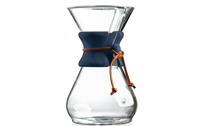 Handblown Chemex and Painted Collar