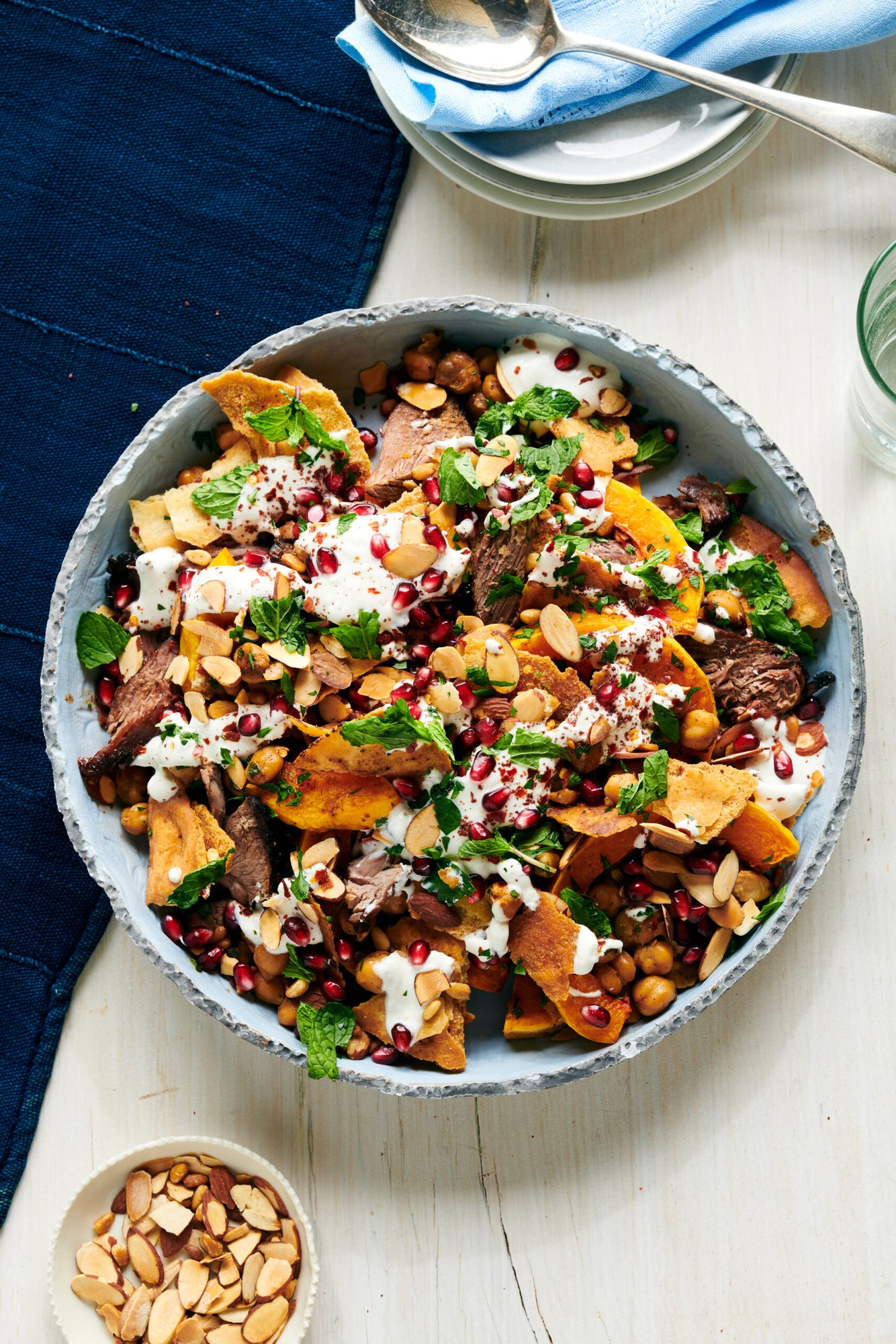 Lamb Fatteh Recipe with Squash and Yogurt Sauce Saveur