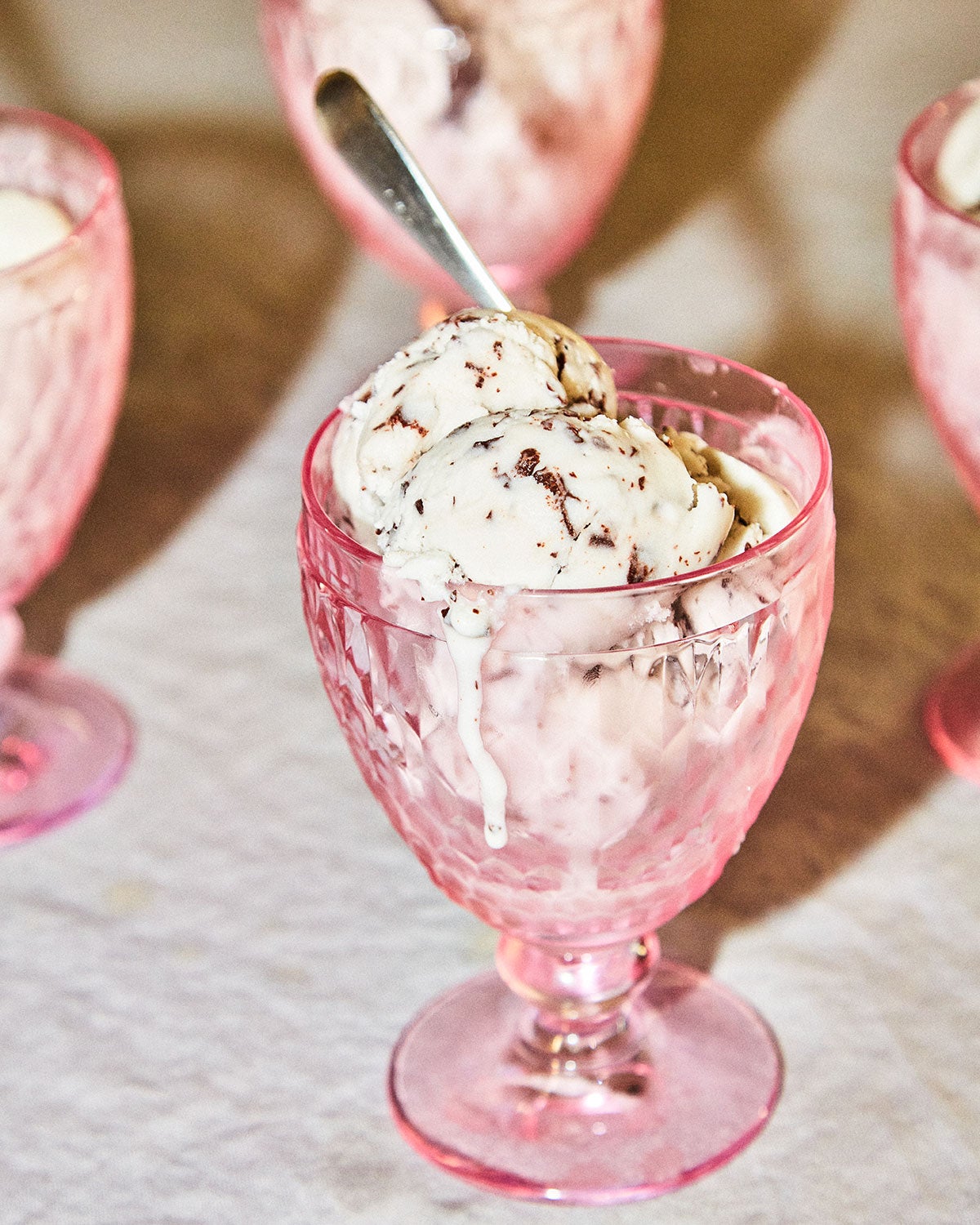 Quick Coconut-Chip Sorbet