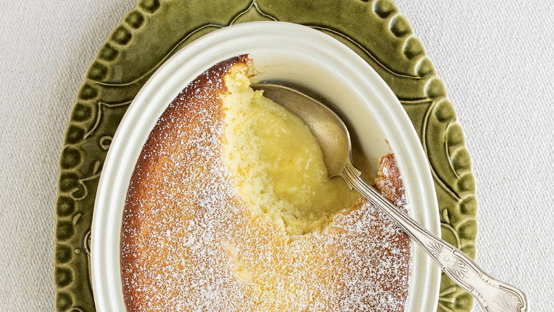 Baked Lemon Pudding Baked Lemon Pudding