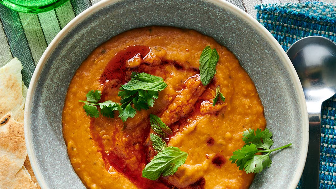 Spicy Turkish Red Lentil Soup Spicy Turkish Red Lentil Soup