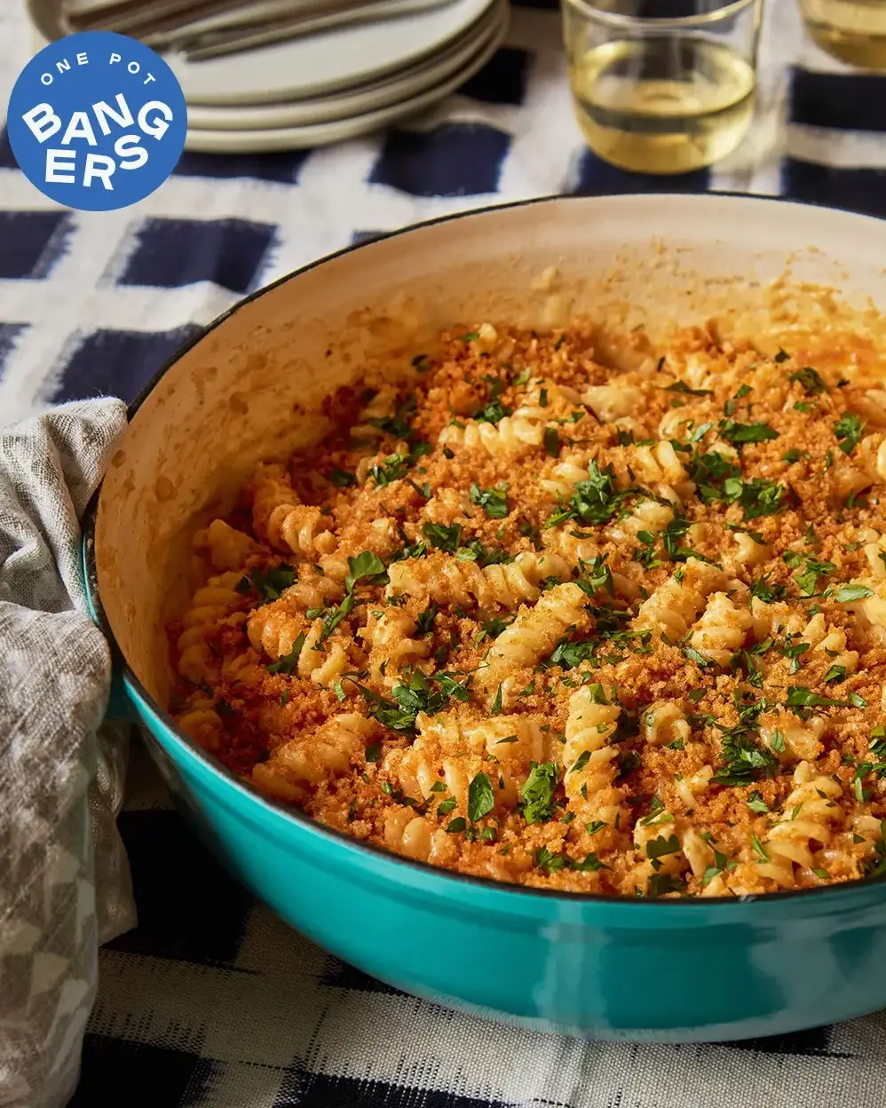 One-Pot Manchego Mac and Cheese with Pimentón Bread Crumbs