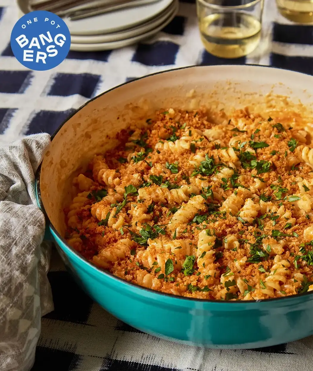 One-Pot Manchego Mac and Cheese with Pimentón Bread Crumbs