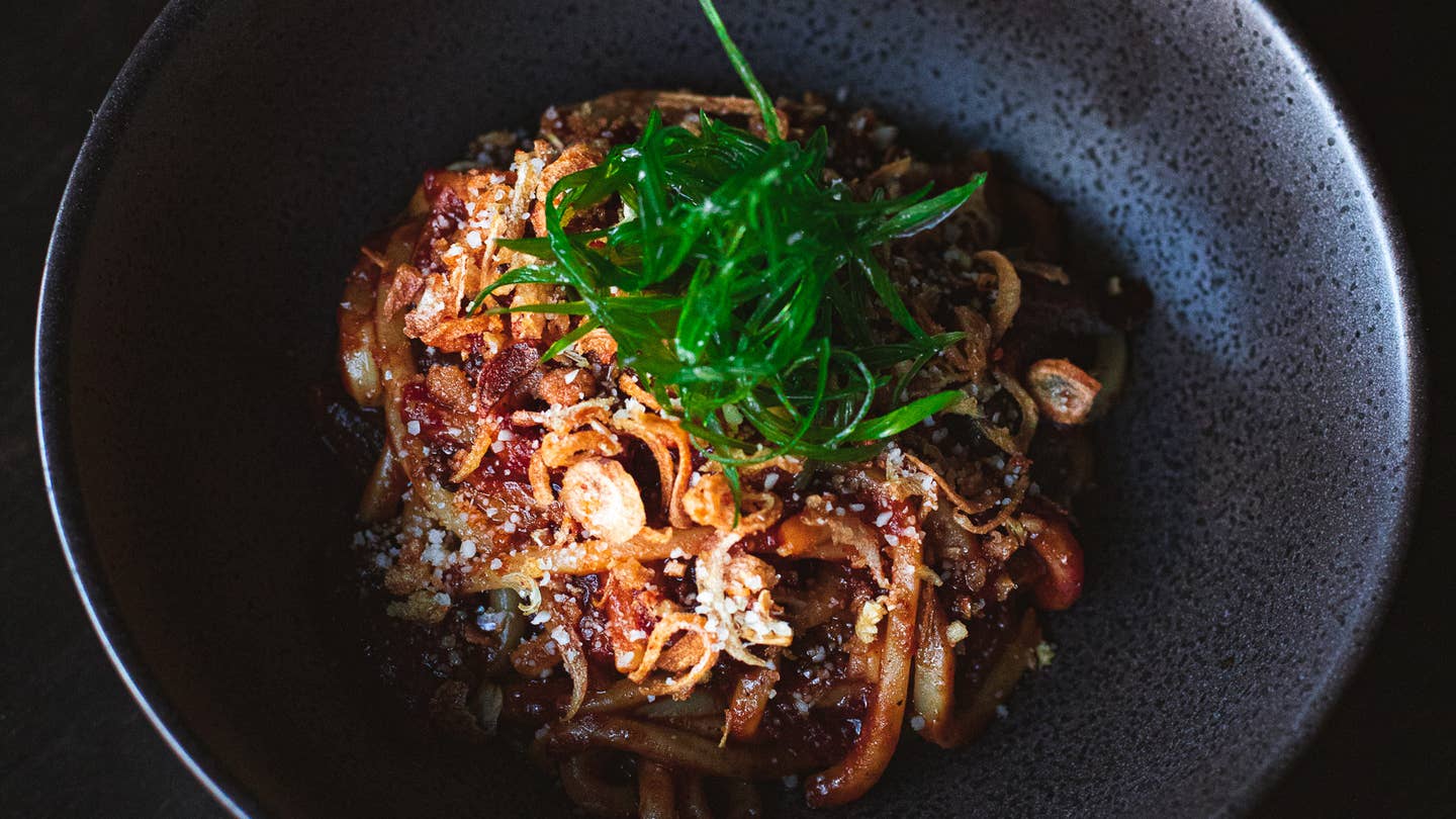 Udon all’Amatriciana Udon all’Amatriciana