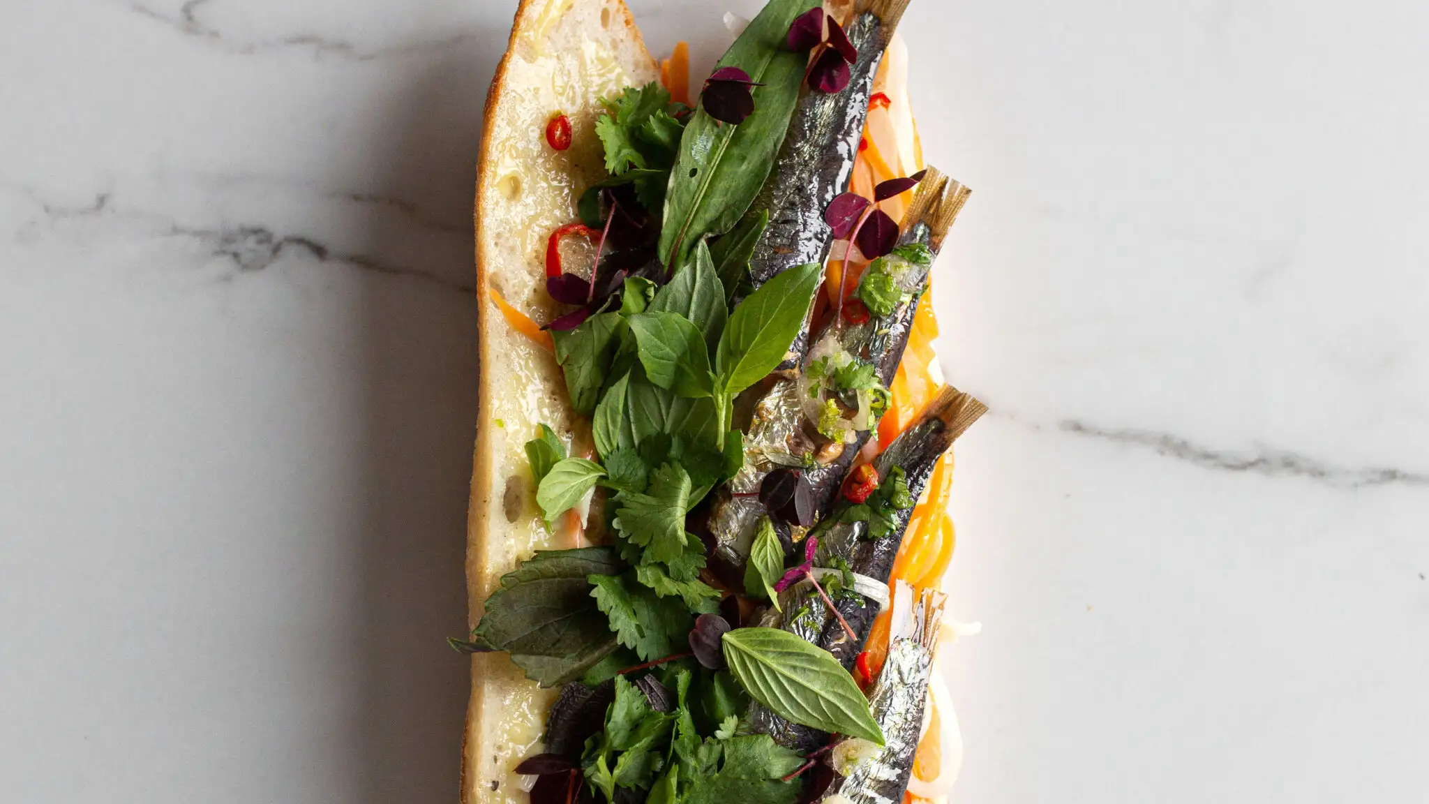 Canned Sardine Banh Mi-image
