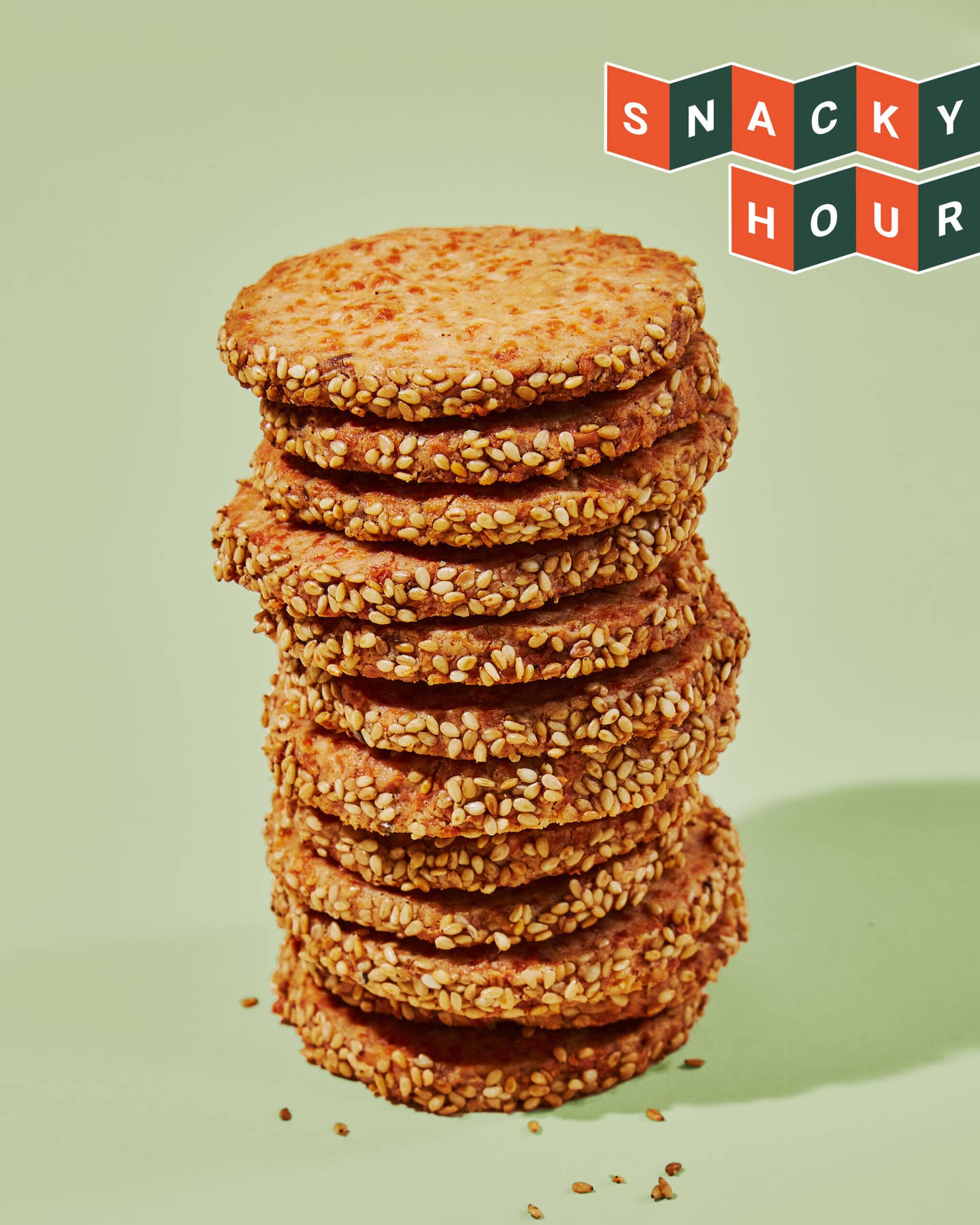 Sesame-Cheddar Wafers Sesame-Cheese Wafers