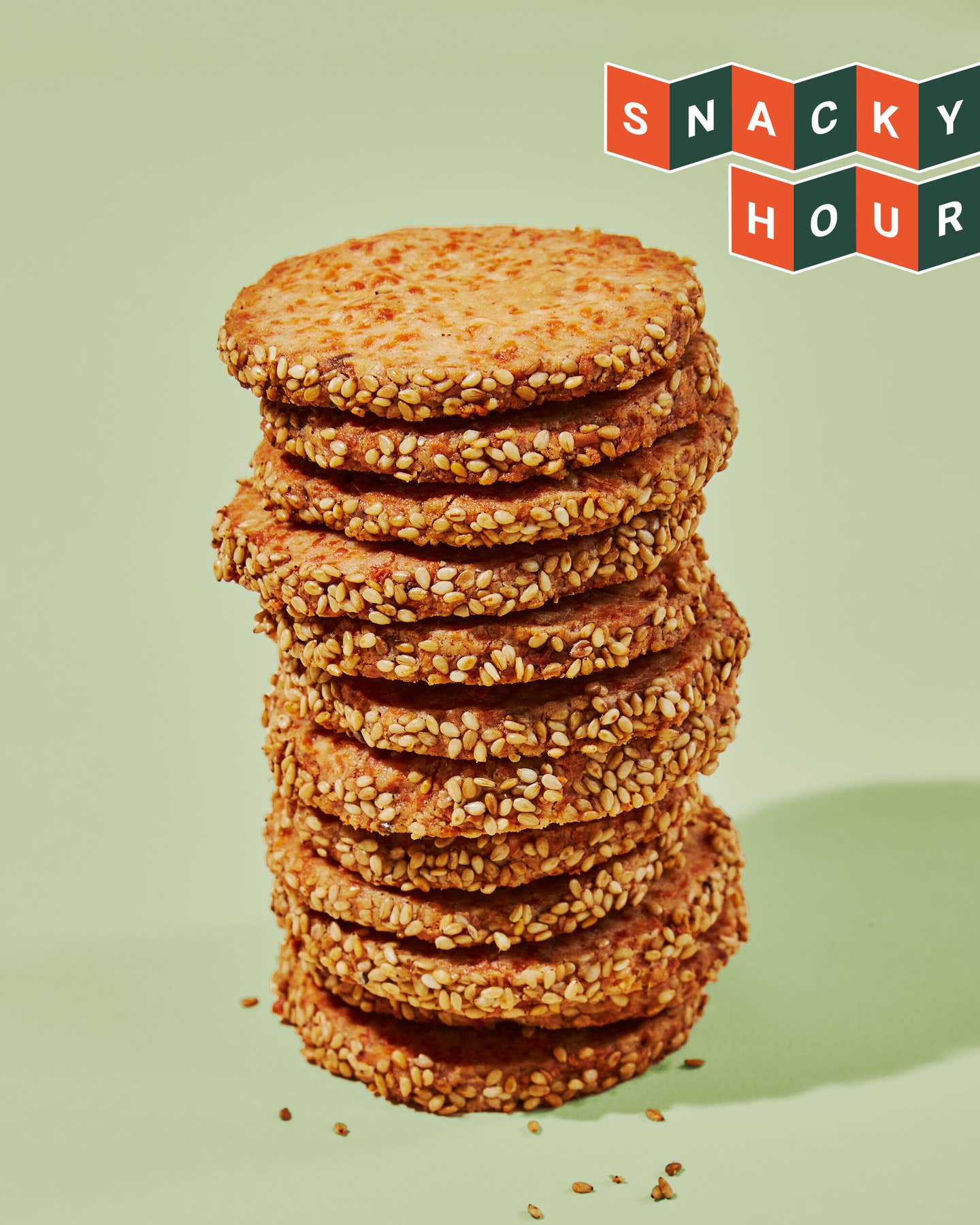 Sesame-Cheddar Wafers Sesame-Cheese Wafers