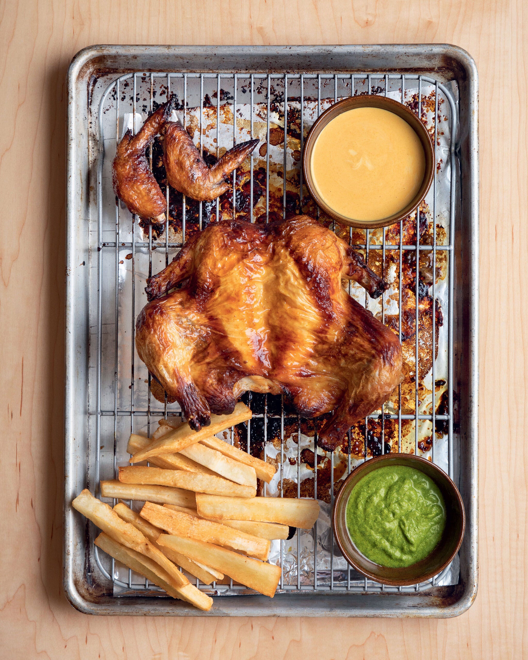 Peruvian Roast Chicken with Spicy Green Aïoli-image