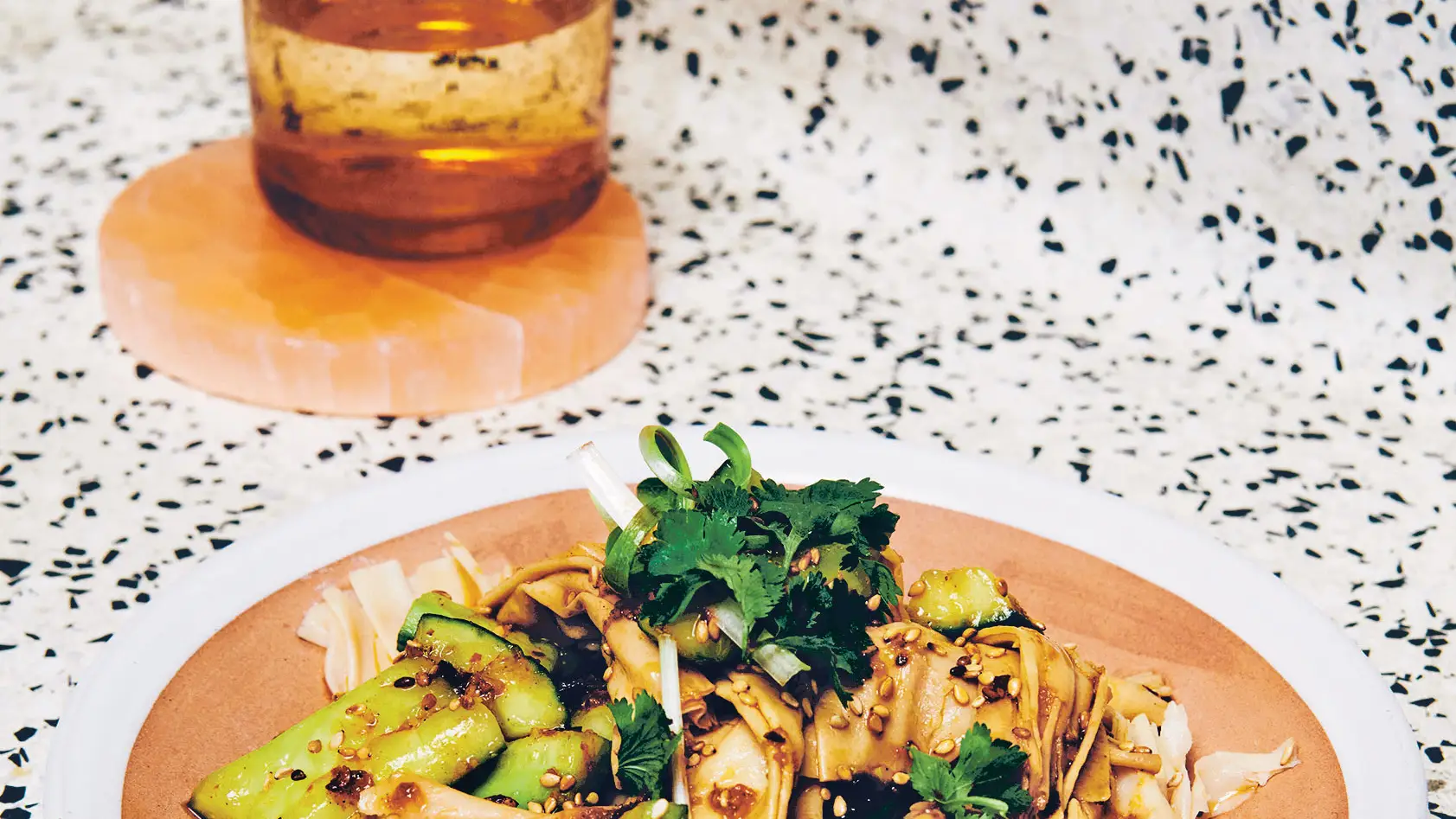 Cucumber and Yuba Salad-image
