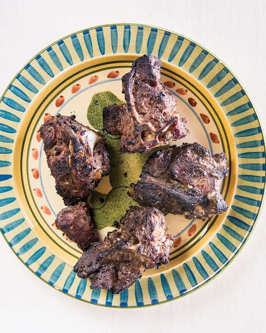 Rosemary-Jerk Lamp Chops