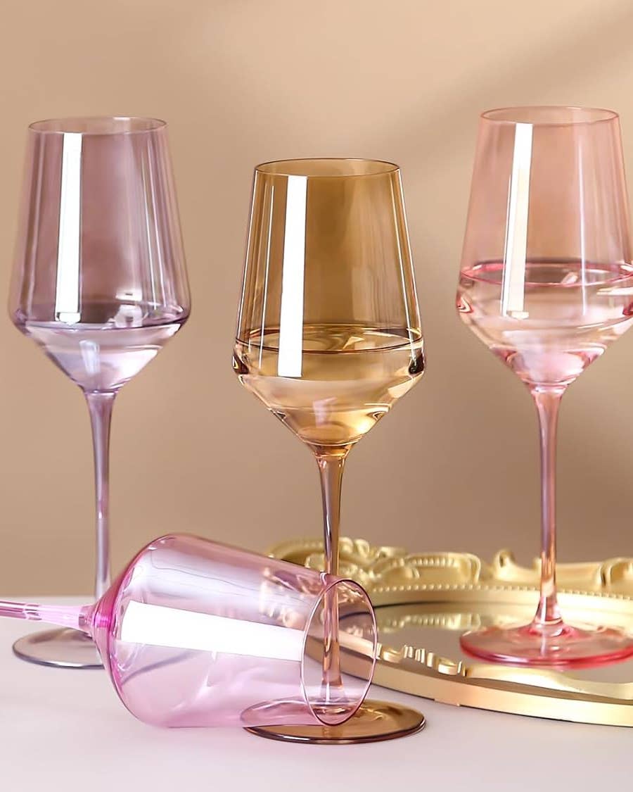 Physkoa Colored Wine Glasses