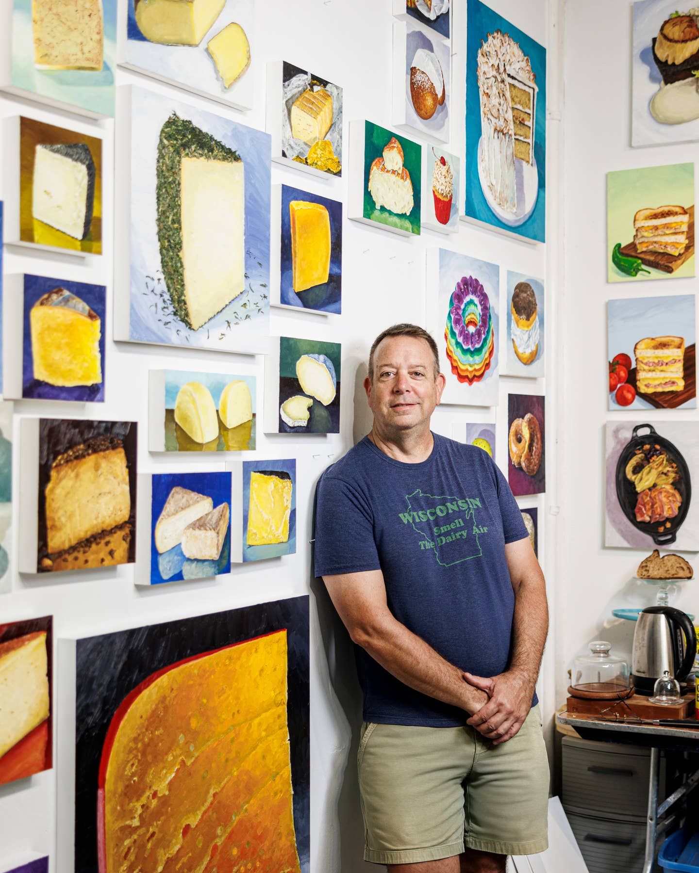Meet the ‘Cheese Portraitist’ Who Painted Our Back Cover Cheese portraitist Mike Geno