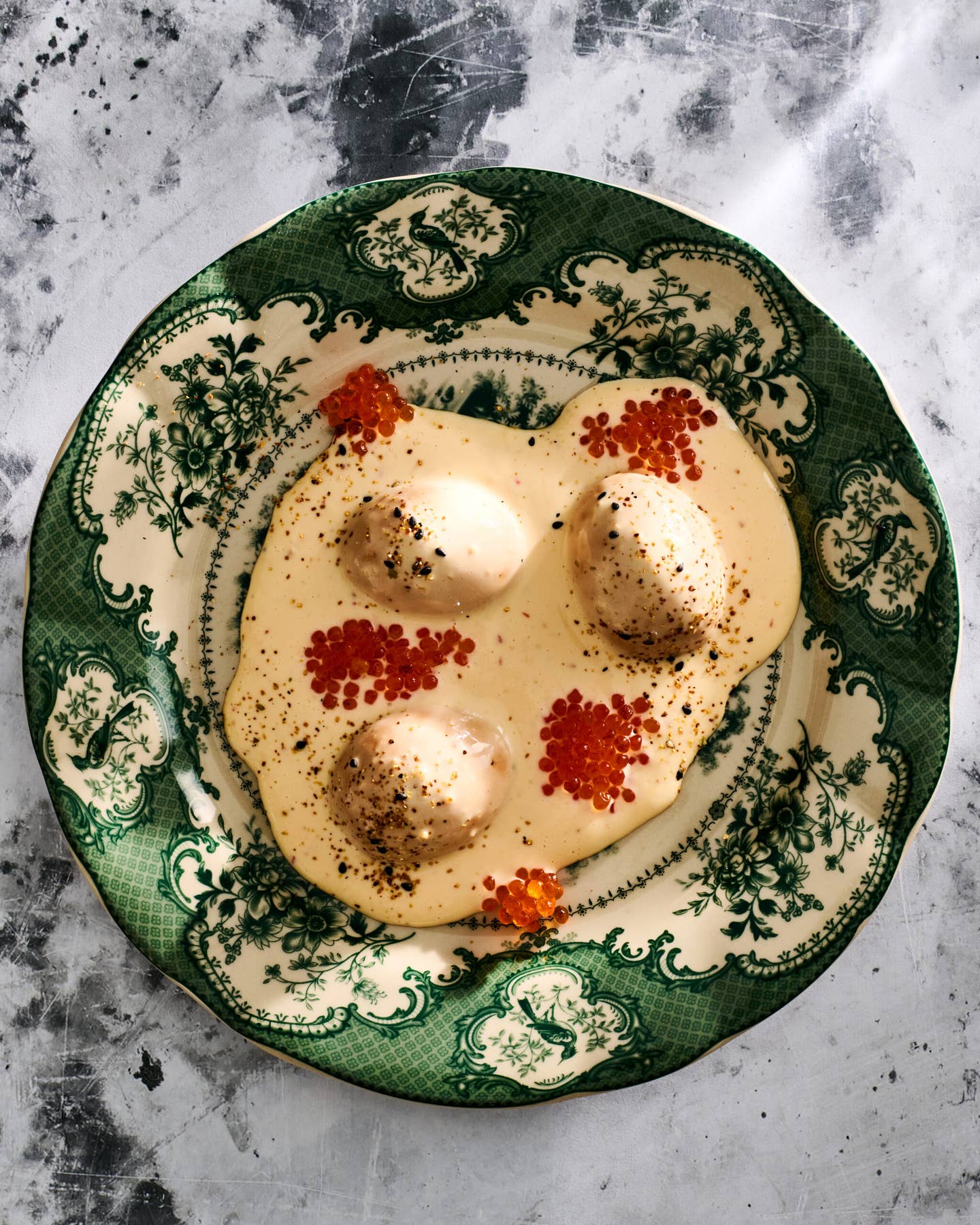 Soy-Marinated Oeufs Mayonnaise with Ginger Yuzu Aïoli Tamari-Marinated Oeufs Mayonnaise with Ginger Yuzu Aïoli