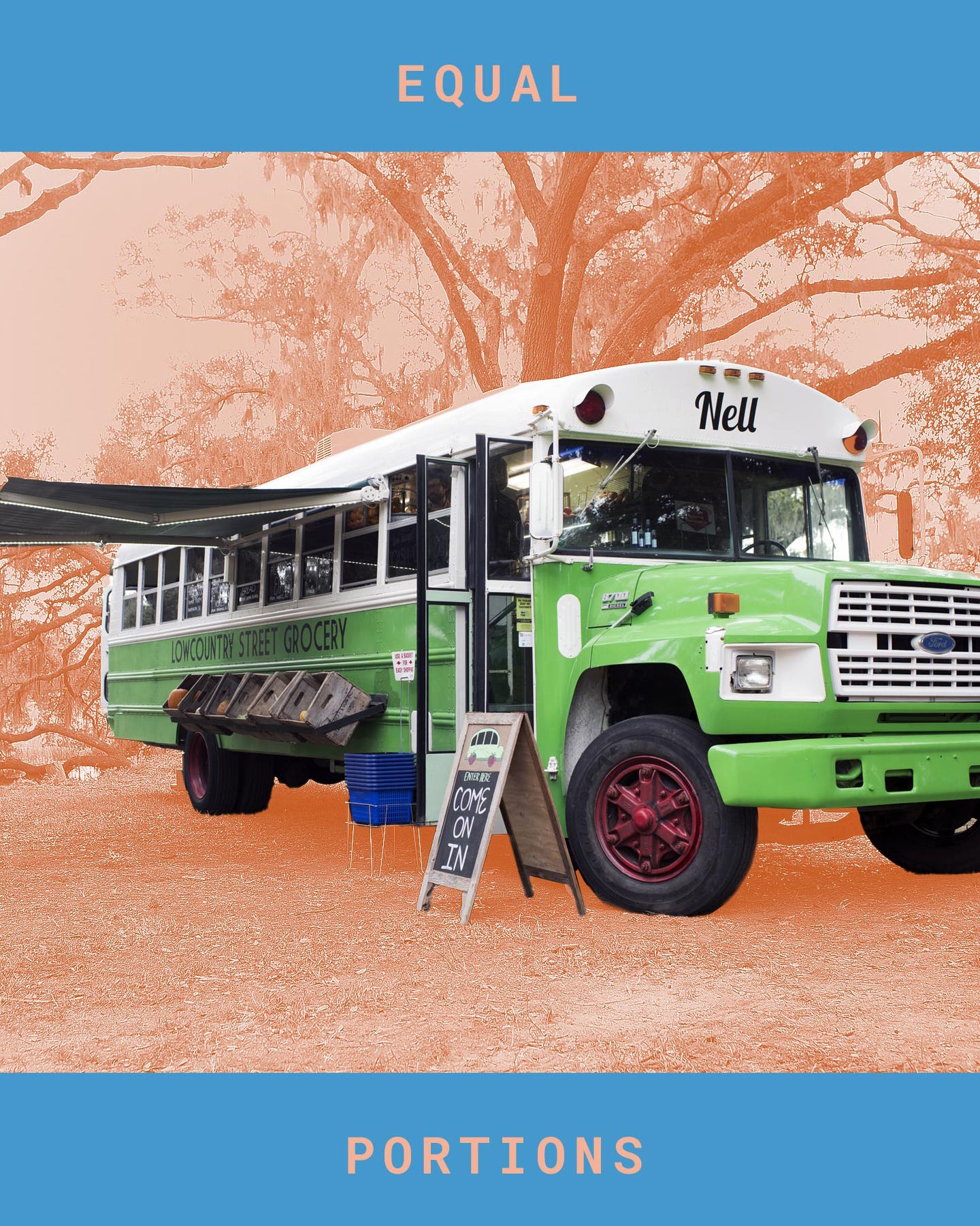 For Charleston’s Food Insecure, This School Bus Is a Game-Changer Equal Portions Bus
