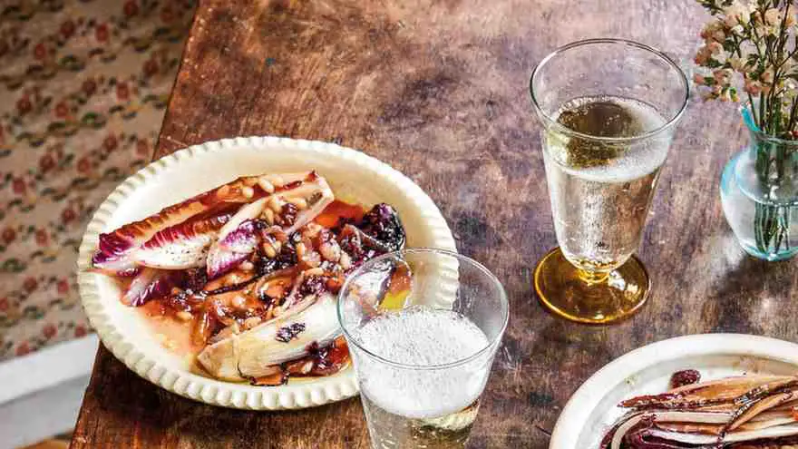 Sweet-and-Sour Radicchio with Pine Nuts and Raisins-image
