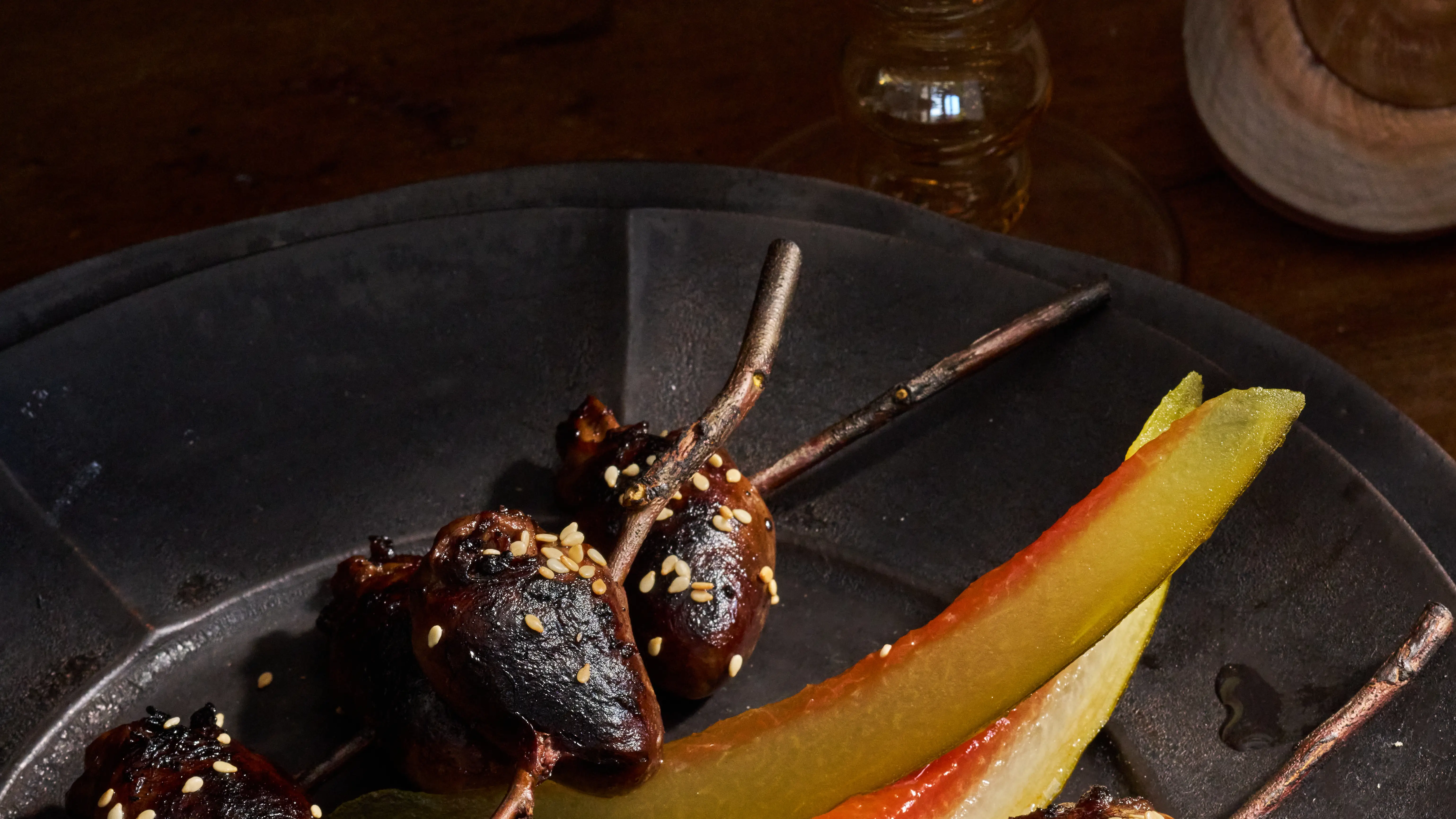 Yakitori-Style Duck Hearts-image