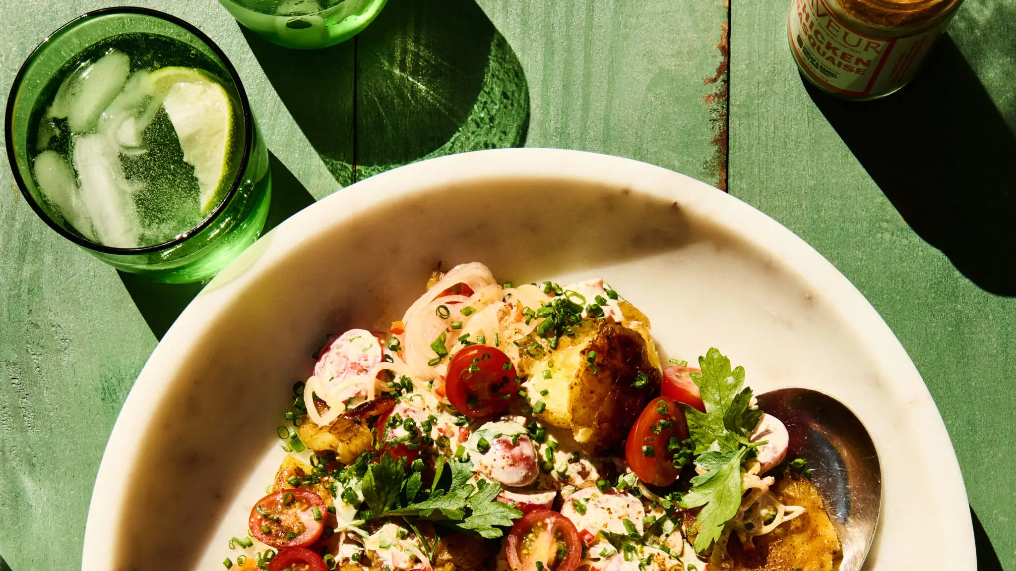Smashed Potato Salad-image
