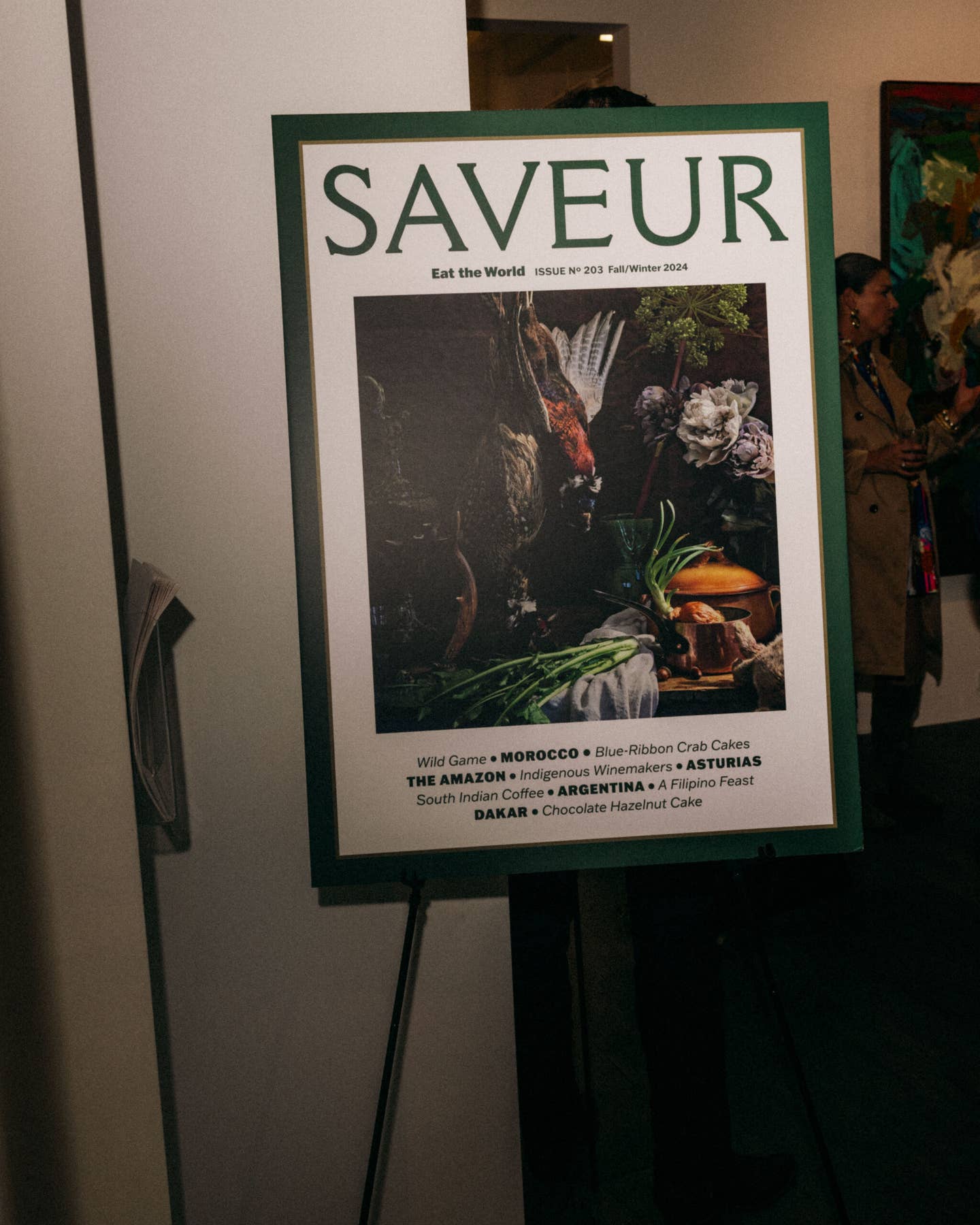 Žurnalo SAVEUR numerio Nr. 203 viršelio plakatas