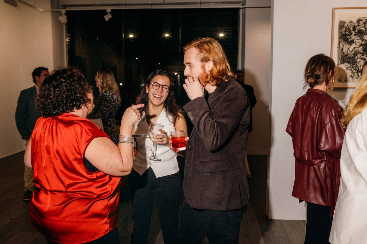 SAVEUR redaktoriai Hollis Taggart galerijoje.