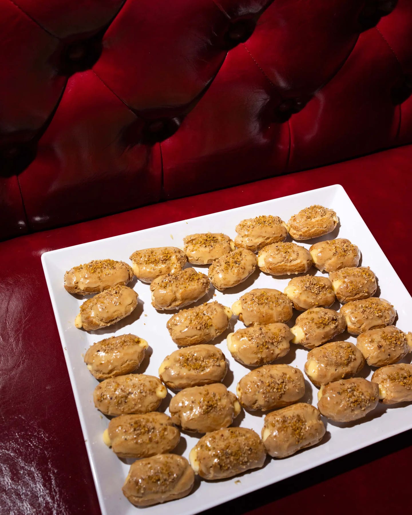 Pain D’Épices Éclairs With St. Saviour Cheese Pain D’Epice Éclairs with St. Saviour Cheese