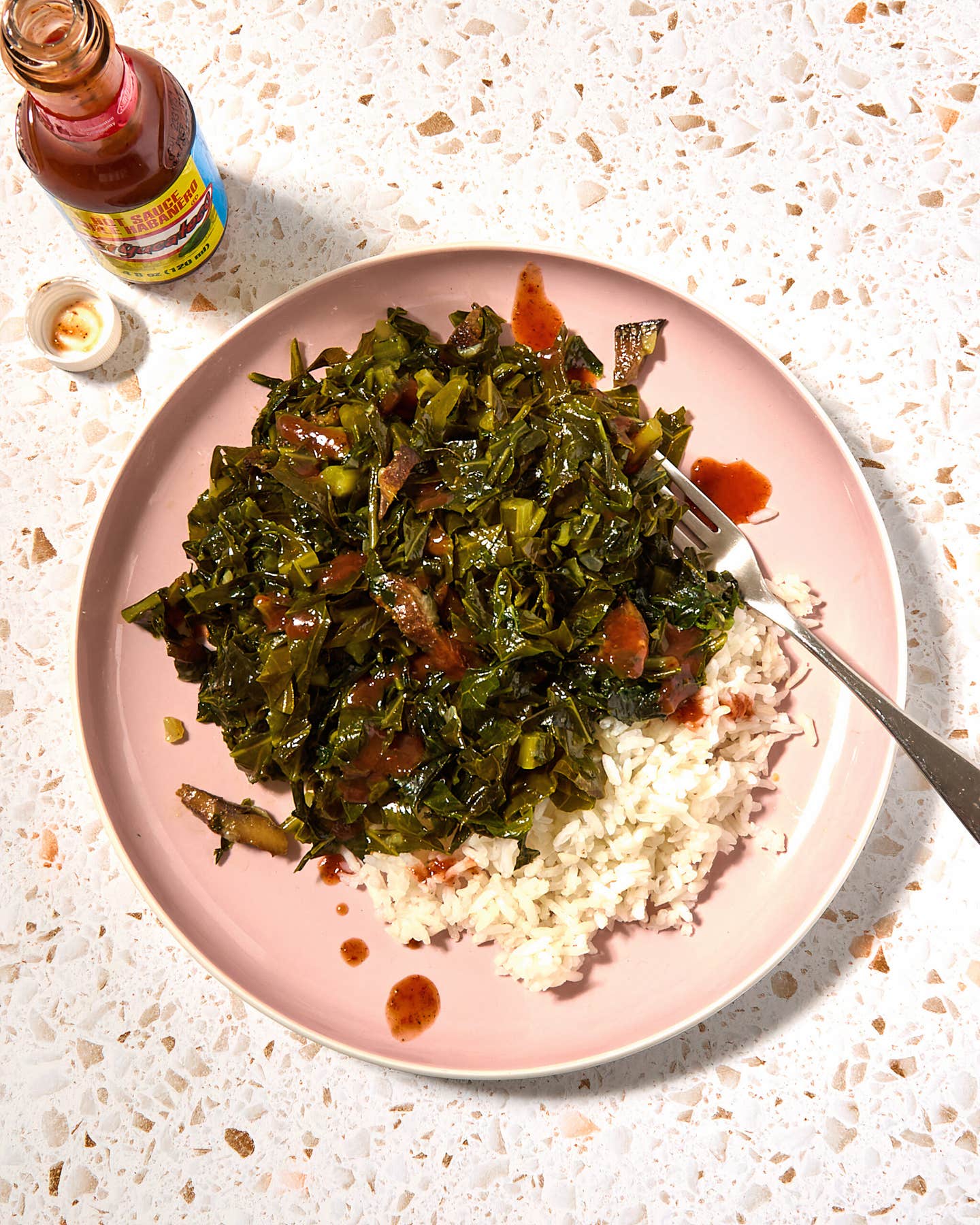 Liberian Collard Greens with Smoked Herring