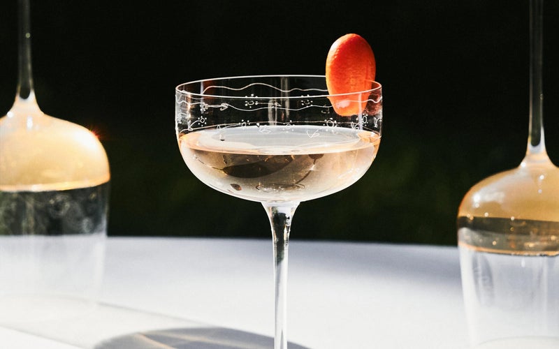 Serax + Marni Midnight Flowers Champagne Coupes