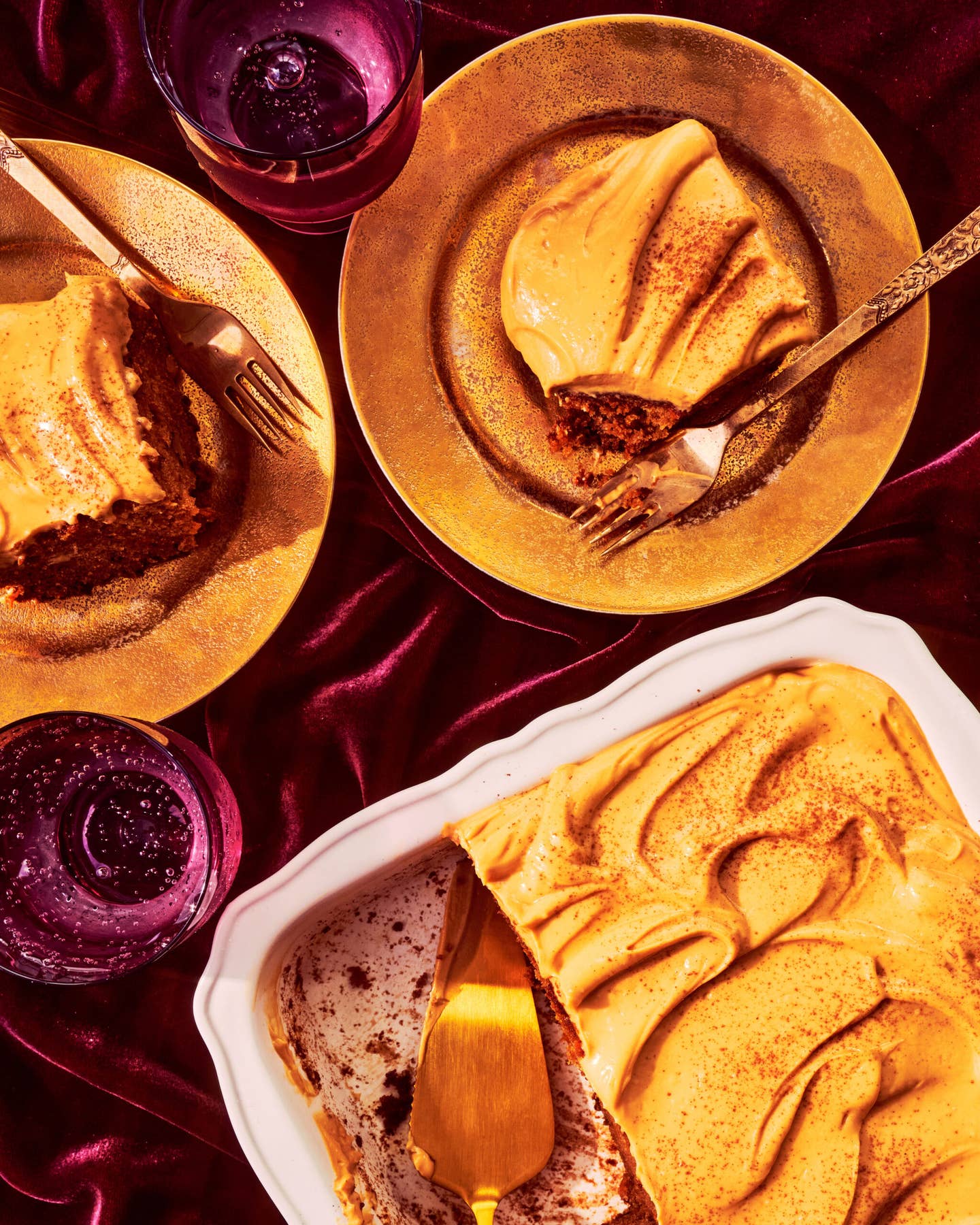 Carrot Sheet Cake with Dulce de Leche Frosting Carrot Sheet Cake with Dulce de Leche Frosting