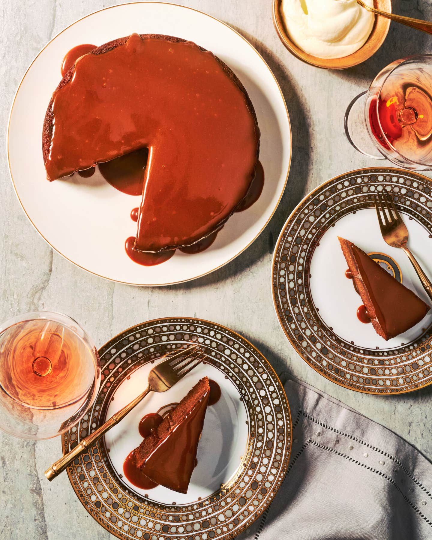 Persimmon Pudding with Sticky Toffee Sauce