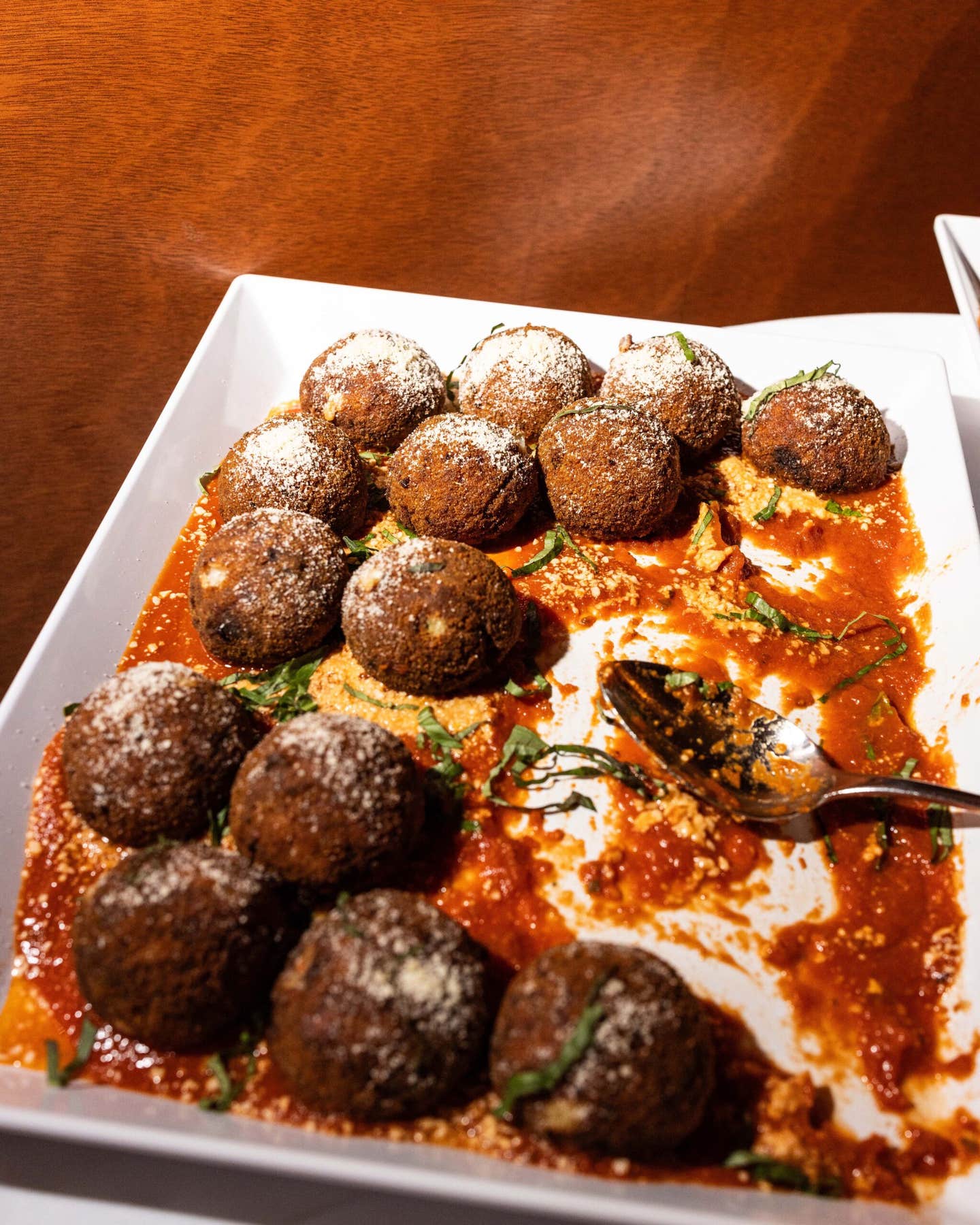 Parmesan Arancini With Pork and Veal Ragù arancini with ragu
