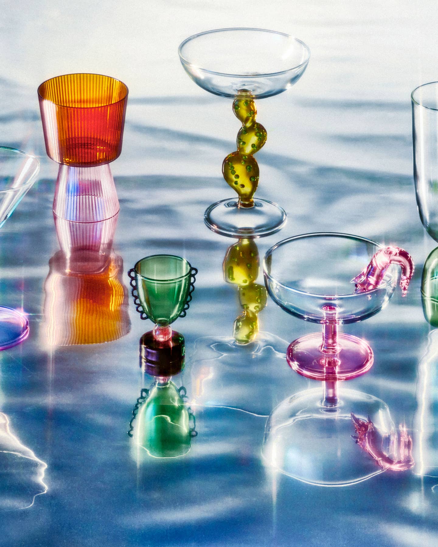 Colorful, Eye-Catching Cocktail Glasses Are Everywhere. Here Are Our 6 Favorites Glassware