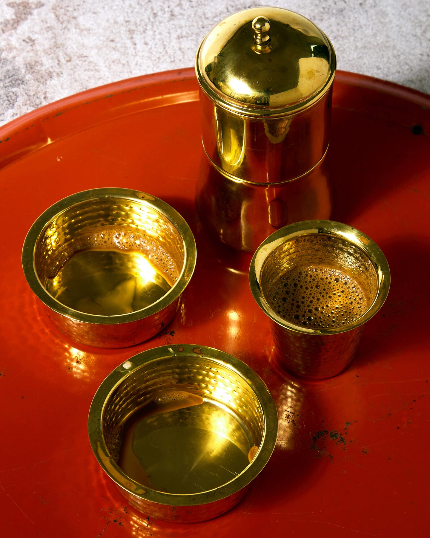 South Indian–Style Filter Coffee