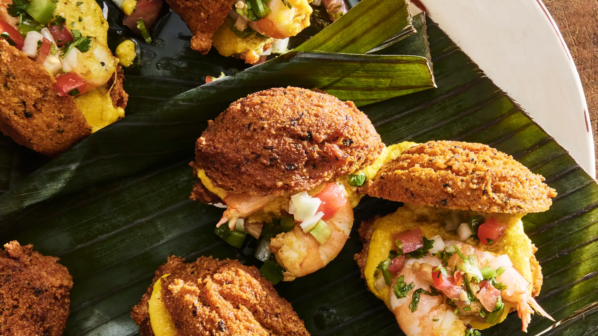Acarajé Com Camarão (Black-Eyed Pea Fritters With Shrimp)-image
