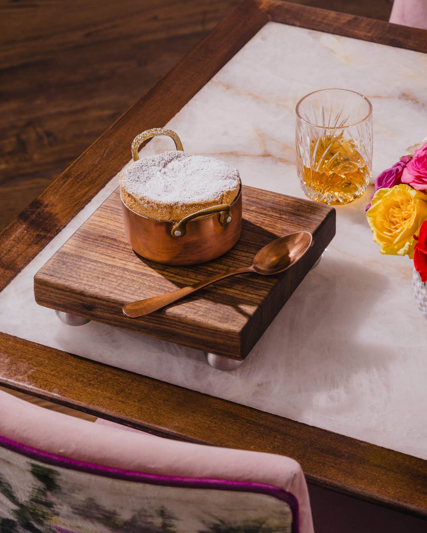 Bourbon Pecan Soufflé Bourbon Pecan Soufflé