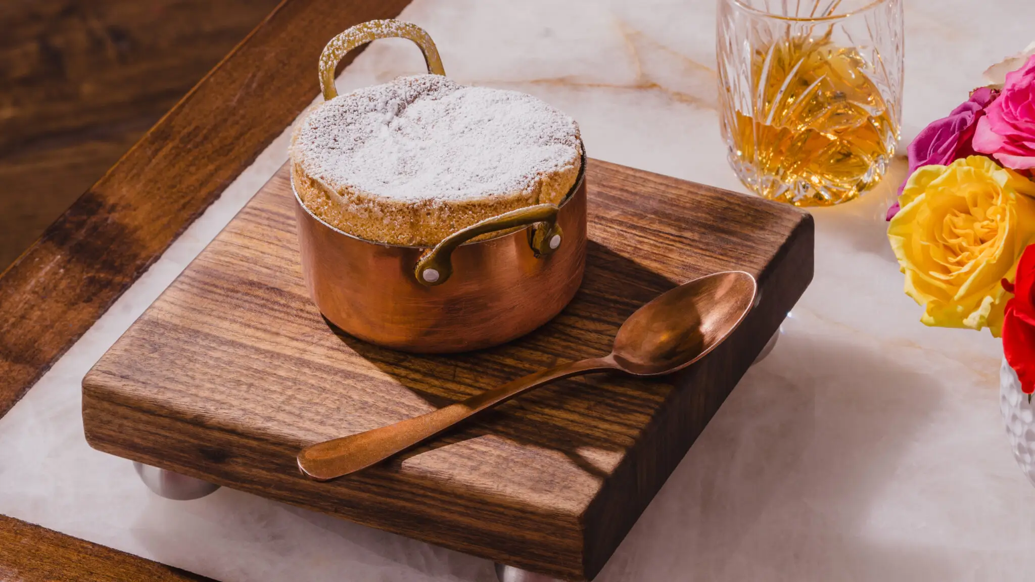 Bourbon Pecan Soufflé-image