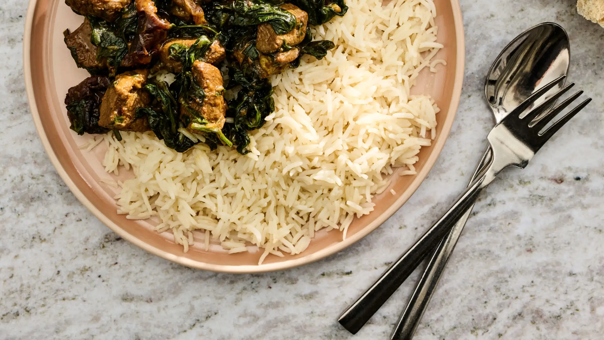 Khoresh-e Aloo Esfenaj (Persian Lamb, Prune, and Spinach Stew)-image