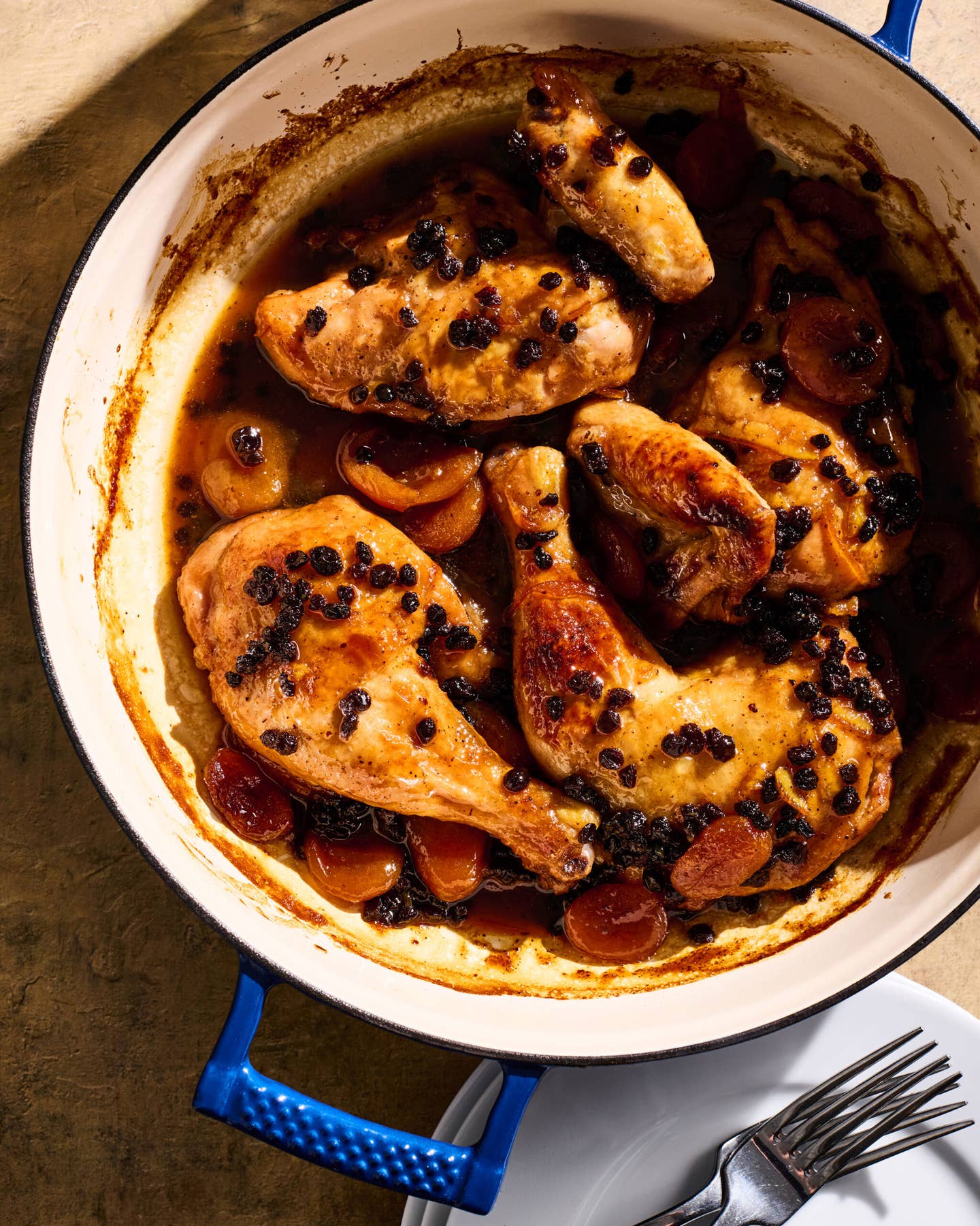 Roast Chicken With Apricots and Currants Roast Chicken With Apricots and Currants