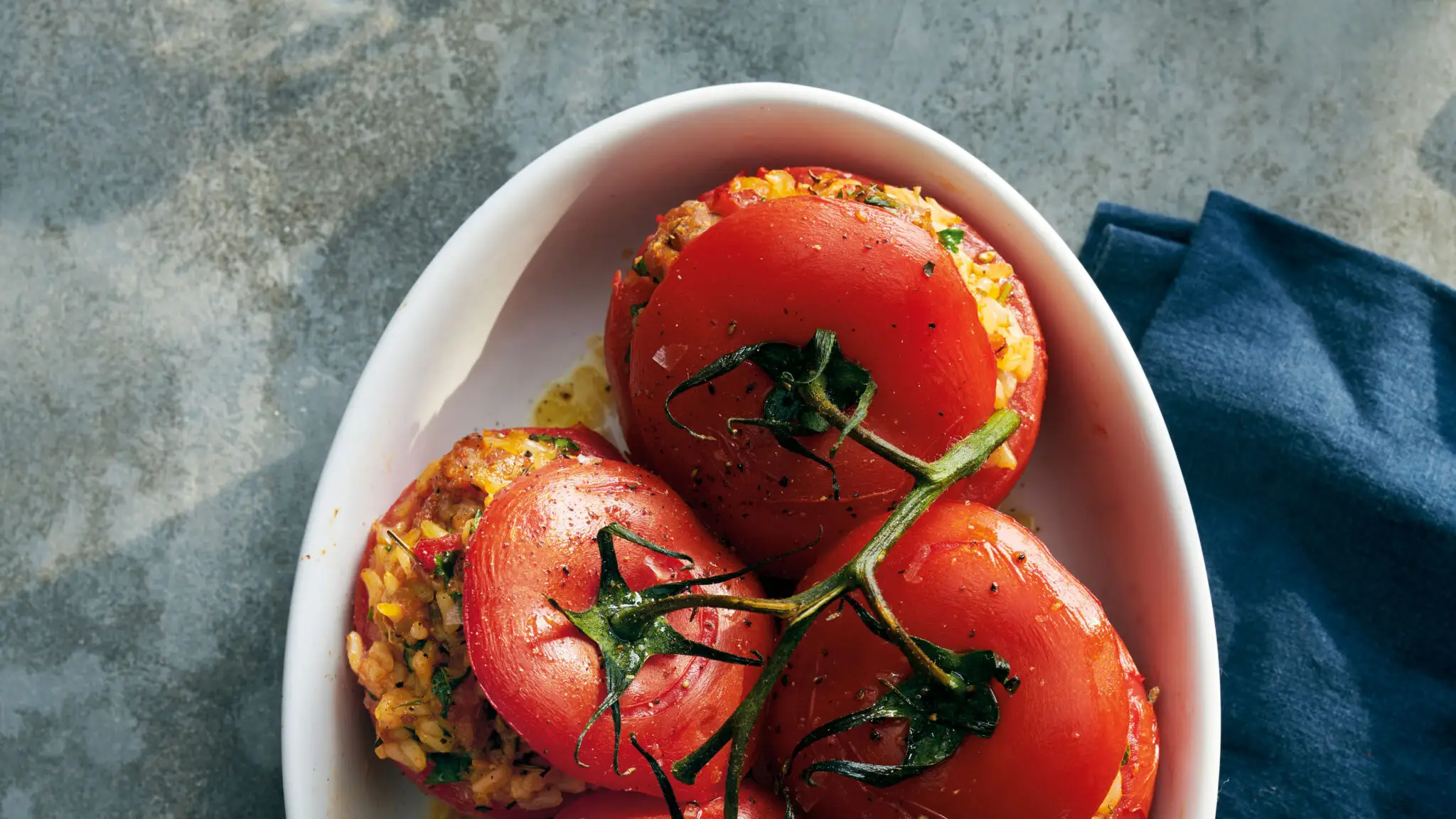 Provençal Stuffed Tomatoes-image