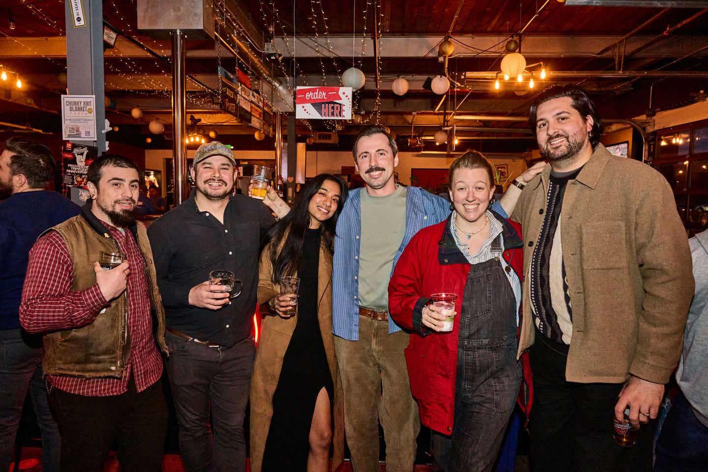 From Left: Brandon Teachout, Joyce Kutty, Luke Mersfelder, Bethany Caliaro, Eric Brown.